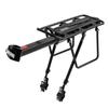 GORIX Rear Carrier Bicycle Bed Carrier Lightweight Durable Aluminum Bicycle Bed Carrier Detachable with Reflector Adjustable Luggage Rack Bicycle