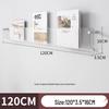 Acrylic Wall-Mounted Transparent Bookshelf for Children's Books and Magazines, Punch-Free Display Rack.
