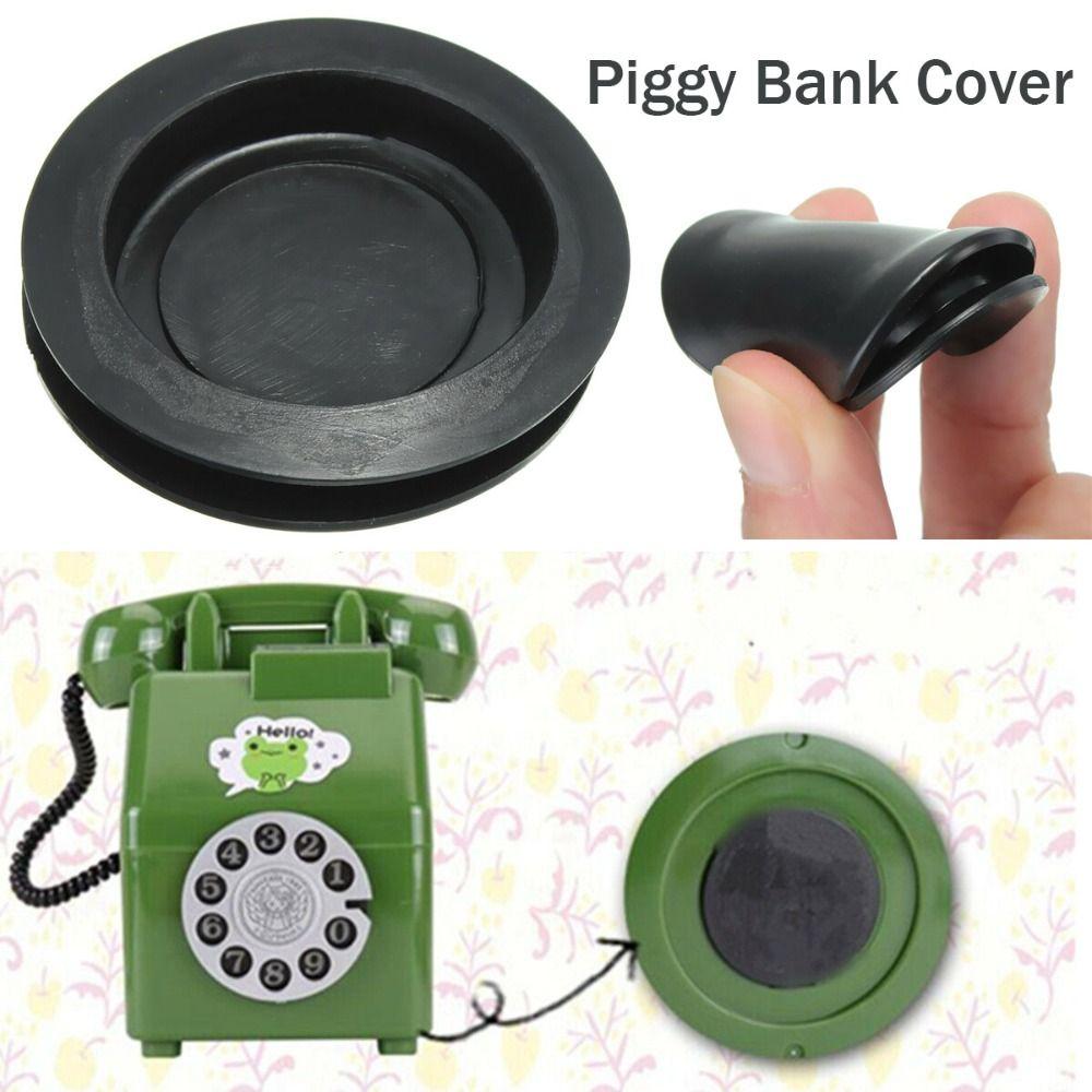 Black Closure Plug Stopper Rubber Money Box Stopper High-quality Tank Sealing Stopper Piggy Bank