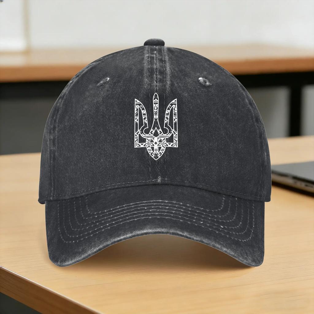 Ukraine Ukrainian Flag Map Baseball Cap Sun Hunting Camping Wholesale Washed Hip Hop Hats Couple Women Fashion DIY Baseball Caps