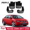MudFlaps For Honda 2006-2011 Civic Models Mud Flap Splash Guard Mudguards Front Rear Fender Auto Styline Car