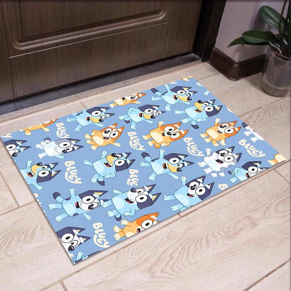 Bluey Printed Carpet,Rug,for Office Chair Living Room Bedroom Kitchen Room Decor Gifts.