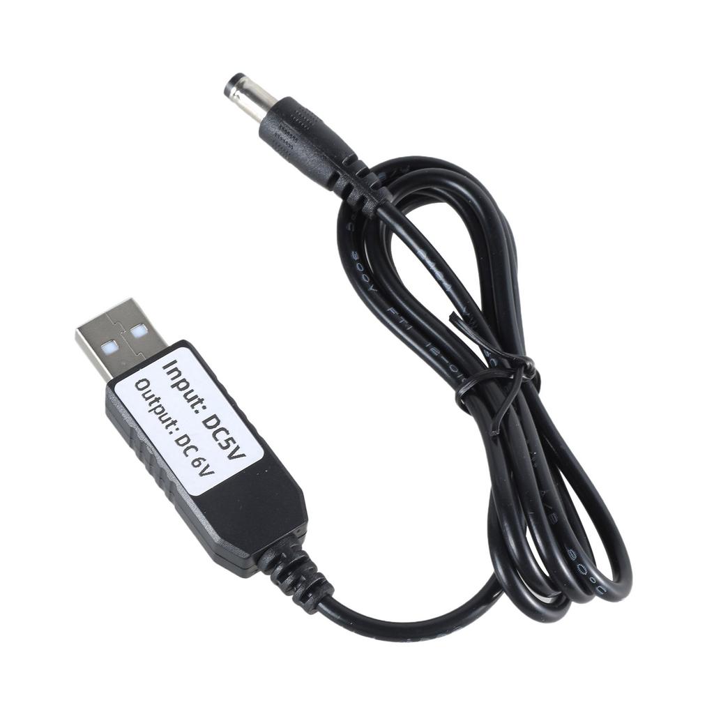 USB 5V2A на 6V DC 5.5x2.1mm Кабель питания для электроники на батарейках Шнур питания 5.5x2.1mm