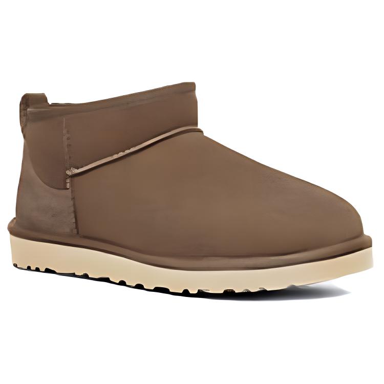 UGG Классические ультра мини-кеды Hickory мужские коричневые 1137391-HCK