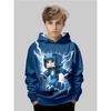 Children's Clothing, Boys' Hoodies, Long Sleeved Fashionable Printed Spring and Autumn Pullovers