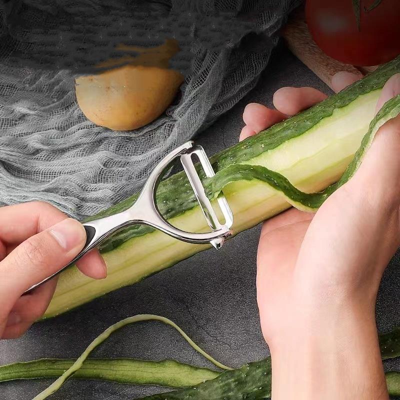 1 шт. Нержавеющая сталь Овощечистка Картофелечистка Многофункциональная Терка для моркови Фруктовые инструменты Кухонные принадлежности Кухня