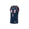 Li Ning CBA Series Huizhong Match Sleeveless Breathable Basketball Jersey Men Jersey Guangdong-Blue AAYS573-1