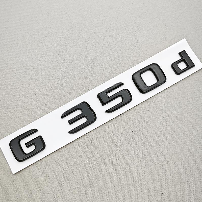 IXEA6 3D ABS Car Letters Logo G350 G350d G500 Sticker Rear Trunk Badge Emblem Decals For Mercedes Benz G350 G500 W463 Auto Accessories