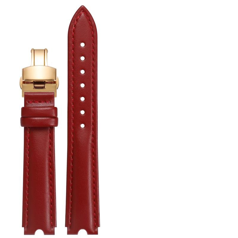 Подходит для ремешка часов Versace PALAZZO Medusa VECQ00218 518 318 С вырезом Натуральная кожа Ремешок для часов Женский 18 мм