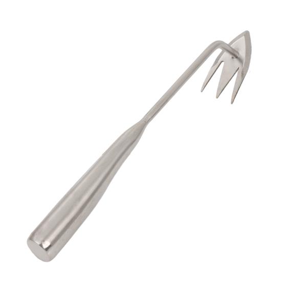 Сверхпрочный инструмент для прополки сорняков из нержавеющей стали с 3 или 4 зубьями, ручной прополочник с длинной ручкой для огорода и двора