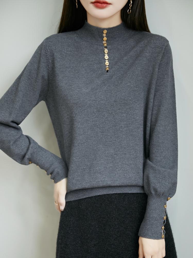 Женский кашемировый свитер Qinghe кашемир 50% шелк 50% шерсть осенне-зимний кашемировый пуловер мягкий и теплый