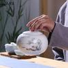 Керамика с китайским пейзажным узором, контейнер для чая, бытовые герметичные резервуары для хранения сухофруктов, портативные коробки для чая, контейнеры Tieguanyin