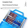 33/58Pcs Auto Tire Repair Set Puncture Repair Tools Car Van Motorcycle Bike Emergency Heavy Duty Tubeless Tire Repair Rivet Set
