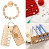 Pendants Locking Stitch Markers Wooden Stitch Needle Clip Knitting Tools Accessories