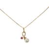 Necklace K18 Yellow gold/Ruby Women