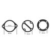 Gaskets Washers 3 Pieces/ Set Black Long Service Life Plastic Sophisticated