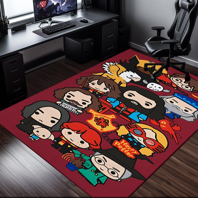 1PC Magic academy Rug for Livingroom,Bedroom, Palyroom, Chair Rug, Area rug, Game Carpet, Large Size Rug Fan Christmas gift
