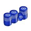 For OPEL Mokka Corsa MJRYJSE45 Meriva LOGO 4pcs Motorcycle Wheel Tire Valve Aluminum Caps Tyre Stem Covers Airdust Waterproof car sticker