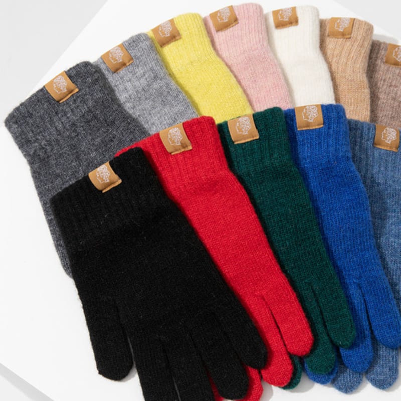 RECLOW RECLOW Однотонные короткие перчатки Розовые