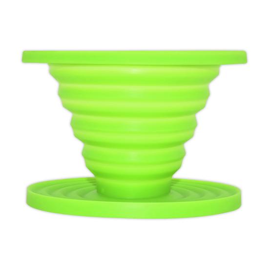 Collapsible Coffee Filter Funnel Heat Resistant Silicone Coffee Funnel Portable Coffee Brewing Tools