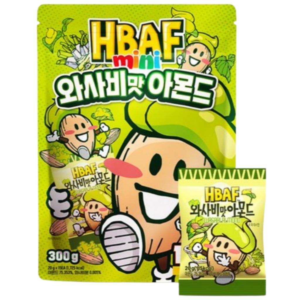 HBAF 15 Мини-пачек Миндаль(Медовое масло, Жареная кукуруза, Васаби)