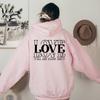 Love All Day Everyday Cute Hoodie Women Hoody Sweatshirts Pullovers Quote Unisex Pure Aesthetic Cotton Top Jumper Casual Hoodies