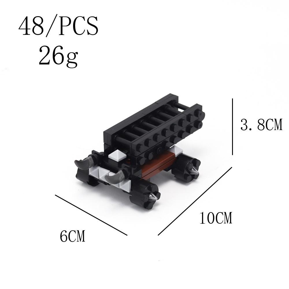 Город Творчество Военное Средневековье Оружие Древняя осадная техника Строительные блоки Кирпичи Детские игрушки своими руками Рождественский подарок