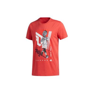 Мужская баскетбольная футболка с круглым вырезом и коротким рукавом Glory-Red FT8837