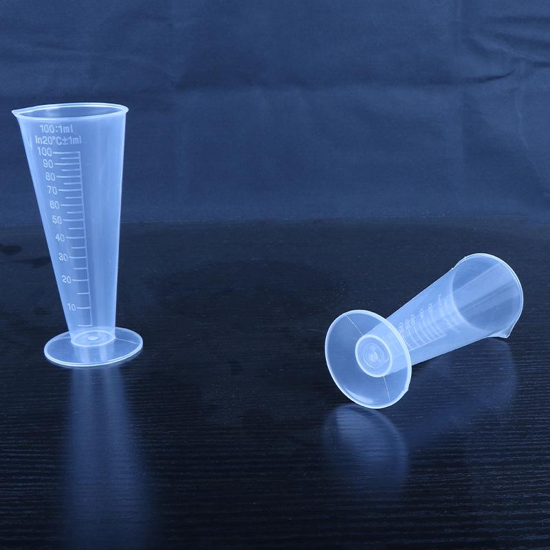 100Ml Plastic Measuring Cup Transparent Scale Measuring Cup Pour Spout Without Handle Liquid Container For Kitchen Bar Supplies