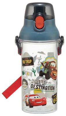 Skater Бутылка для воды 480 мл Disney Cars 24 Пластиковая прозрачная бутылка для детей Сделано в Японии PSB5TR-A