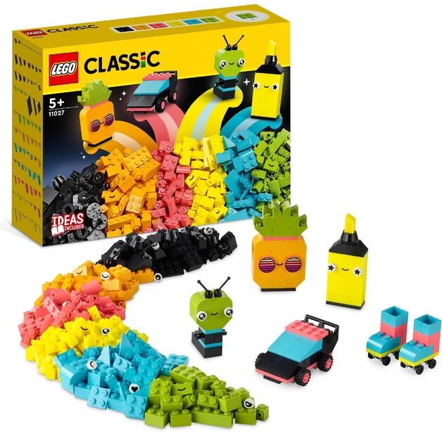 Конструктор LEGO Classic 11027 Креативная игра неоновыми цветами
