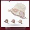 New Spring and Summer Casual Versatile Fisherman Hat Summer Sweet Flowers Hand Woven Straw Hat Travel Sun Protection Sun Hat