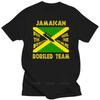Black t shirt for male summer brand tee-shirt Cool Runnings Jamaica Bobsled Team Feel Rhythm Feel Rhyme Flag Funny T-Shirt