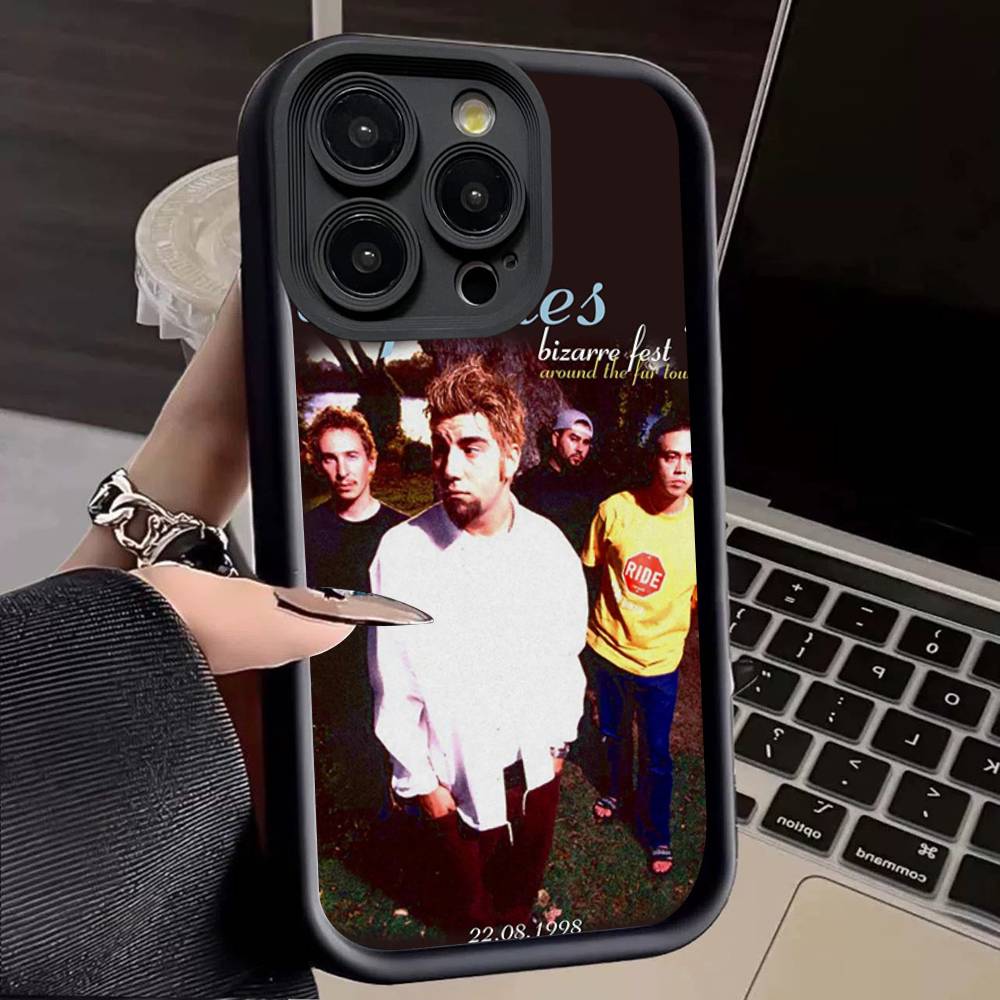 Альтернативная метал-группа Deftones Чехол для телефона Для IPhone 17 16 15 14 13 12 11 Air Plus Pro Max Мягкая задняя крышка