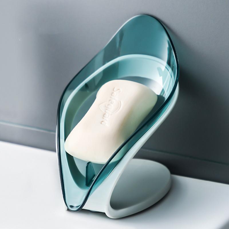 Creative Soap Box Drain Soap Rack Free Punch Suction Cup Cute Personality Home Bathroom Shelf Artifact