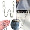 Long Trousers Rock Punk Jean Keychain Clip Keyring Wallet Belt Chain HipHop Jewelry