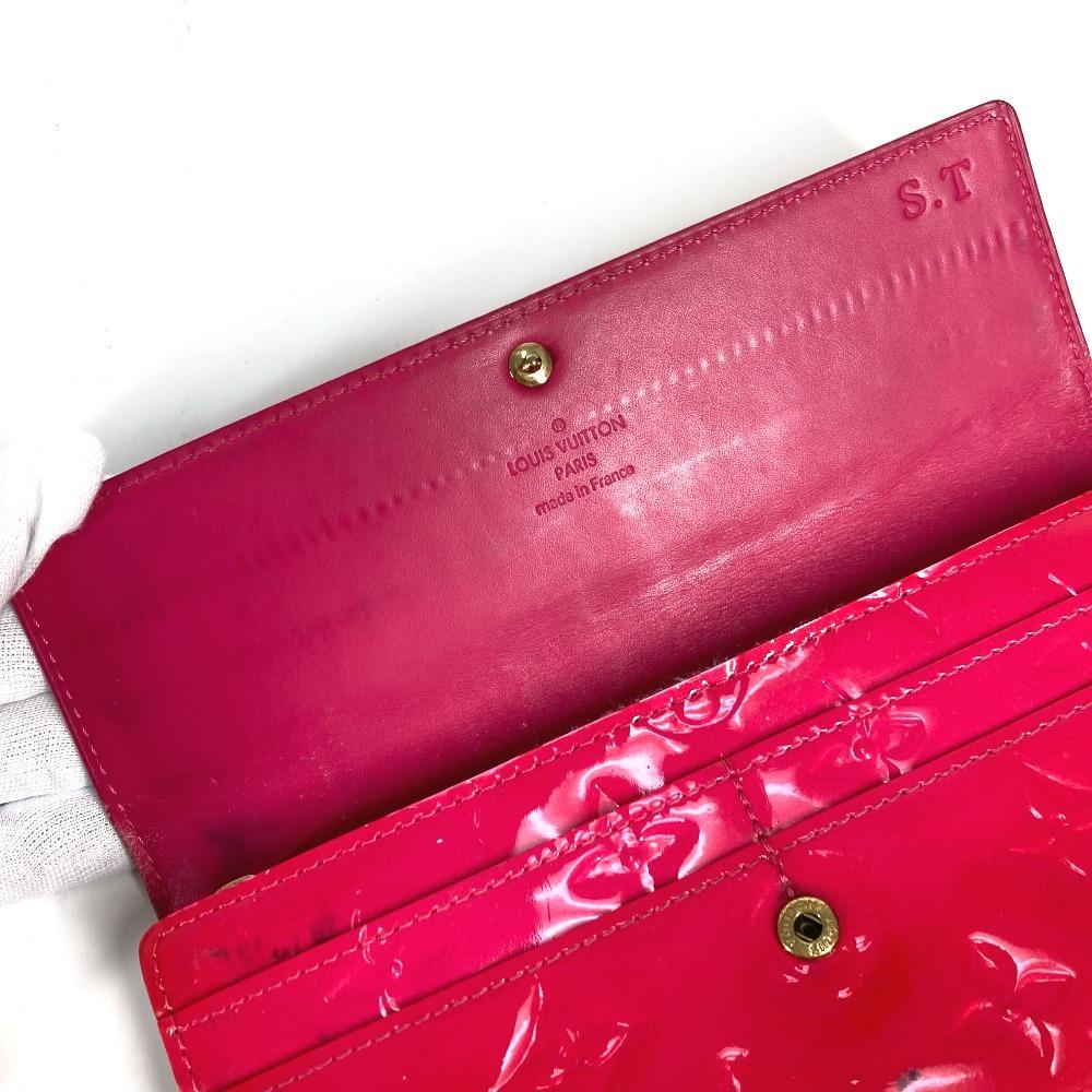 Louis Vuitton M93633 MonogramVernis Портмоне Sarah с двумя сгибами Длинный кошелек