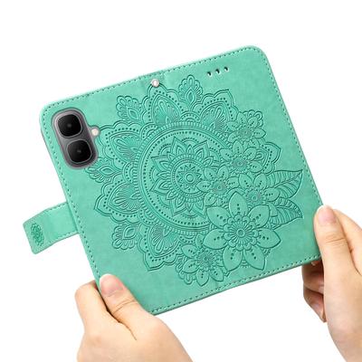 Чехол-кошелек с цветочным узором из ПУ-кожи со подставкой для телефона TECNO Pop 10 / Infinix Smart 10