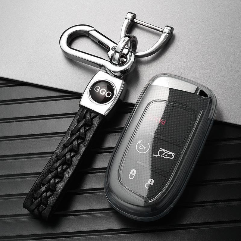 Чехол-брелок для ключа, совместимый с Jeep Compass, Grand Commander, Cherokee, Renegade