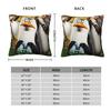 Pose Penguins Of Madagascar  Square Pillowcase Pillow Cover Cushion Throw Pillow for Home Sofa Living Room