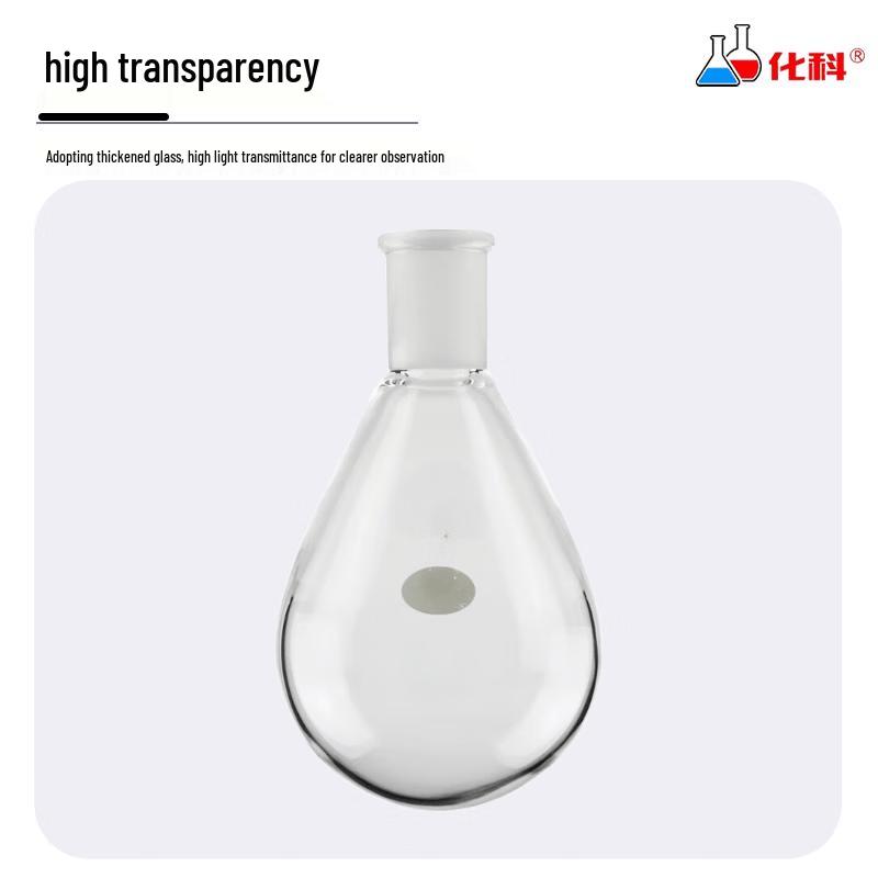 Thick-Walled Pear-Shaped Laboratory Flask