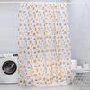 1 шт. с узором занавеска для душа PEVA водонепроницаемая занавеска для душа перегородка для ванной комнаты занавеска для украшения ванной комнаты аксессуары