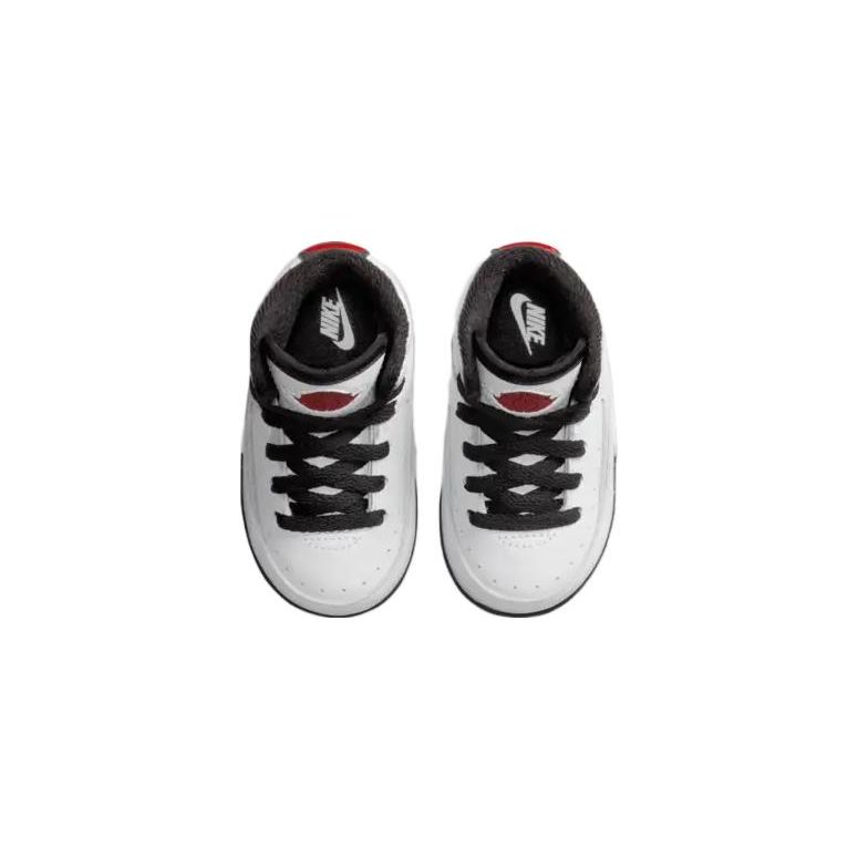 Детские кроссовки Air Jordan 2 Retro TD Chicago 2022 White Varsity-Red Black DQ8563-106