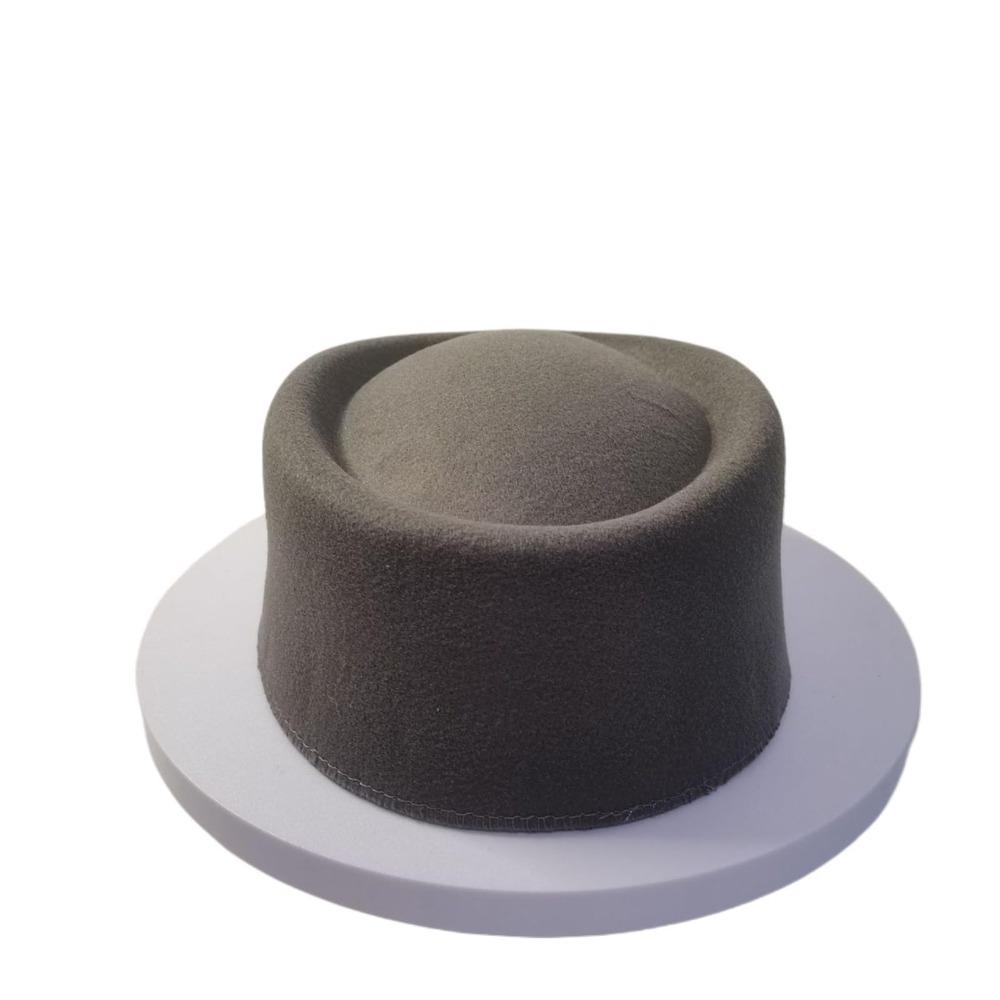 Формальный цилиндр Имитация шерсти Федоры Шляпы Новая шляпа для сценического выступления Путешествия На открытом воздухе