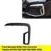 1Pair Front Bumper Grille Trim Cover 51118079587 51118079588 For BMW 7 Series G11 G12 730I 740I 750I - Black-A87Q