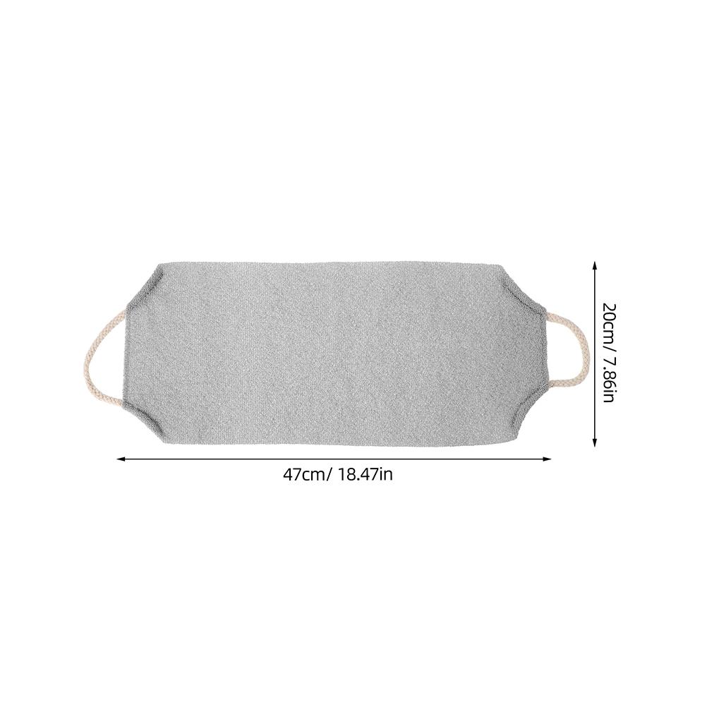 2Pcs Stretchable Scrubbing Towel Beige Deep Cleansing Body Washcloth Exfoliating Shower Loofah Washcloth For Family