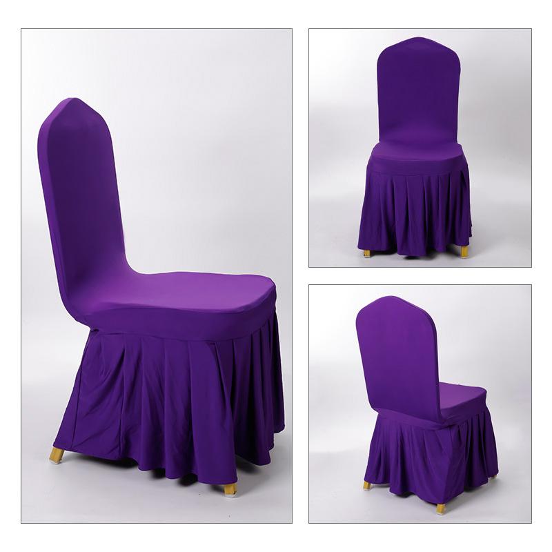 1PC Wedding Supplies Seat Slipcover Chair Cover Party Decor Elastic Stretch Removable Washable