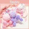 Charming Original Jinnew Plush Unicorn Keychain Colorful Stuffed Animal Accessory
