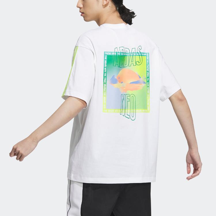 Adidas Neo T Shirt Unisex White IA6743