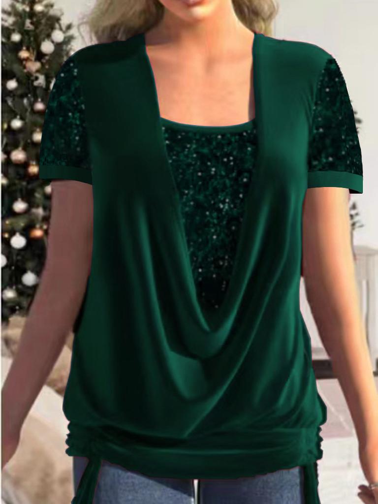 Летне-осенний новый стиль повседневная мода топ из двух частей женская футболка